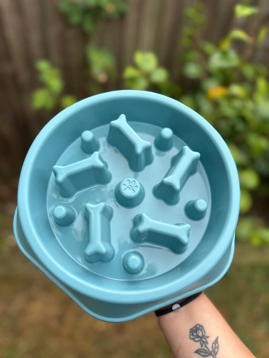Plastic Slow Feeder Bowl