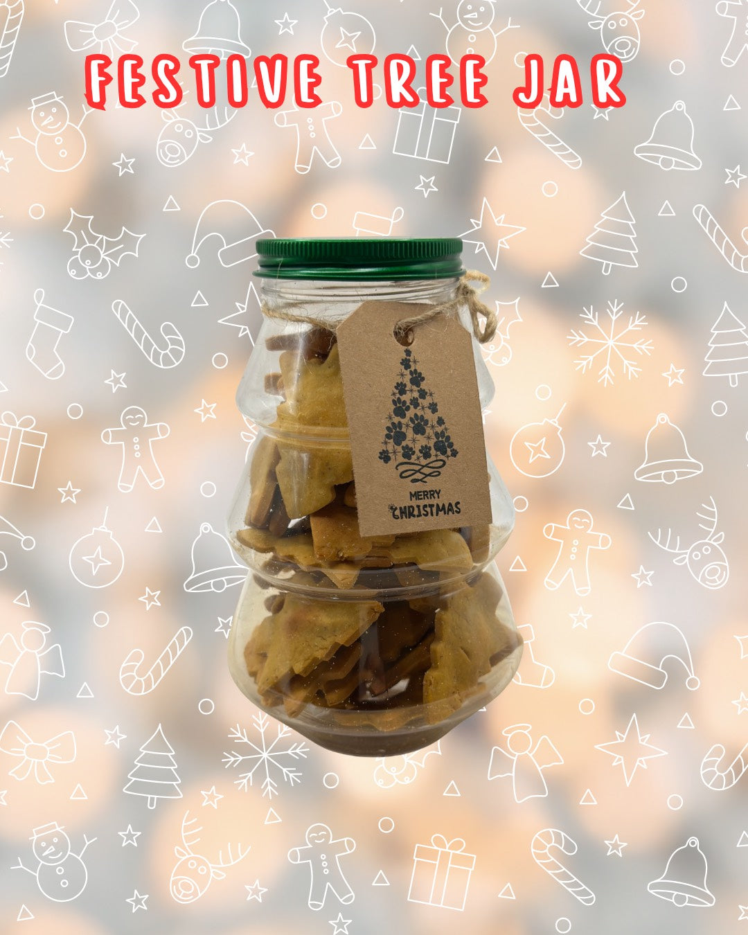 Festive Tree jar