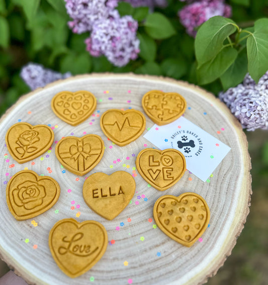 Personalised pawfect heart box