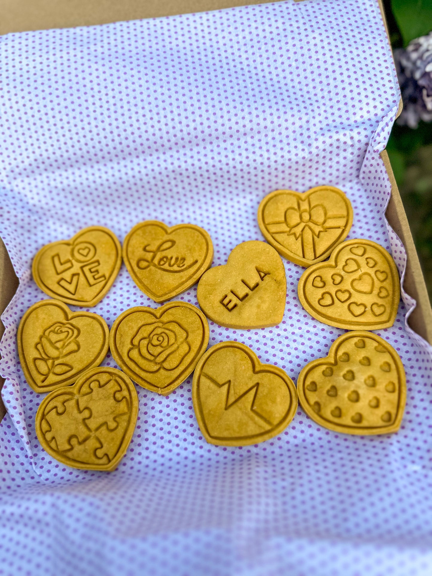Personalised pawfect heart box