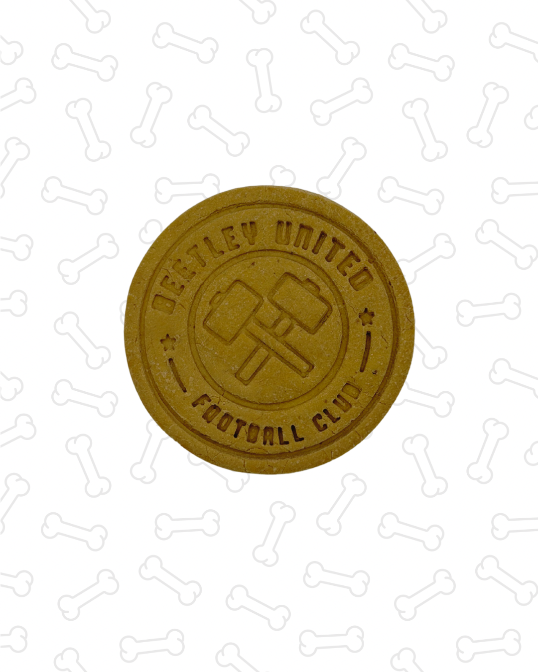 Beetley logo biscuit