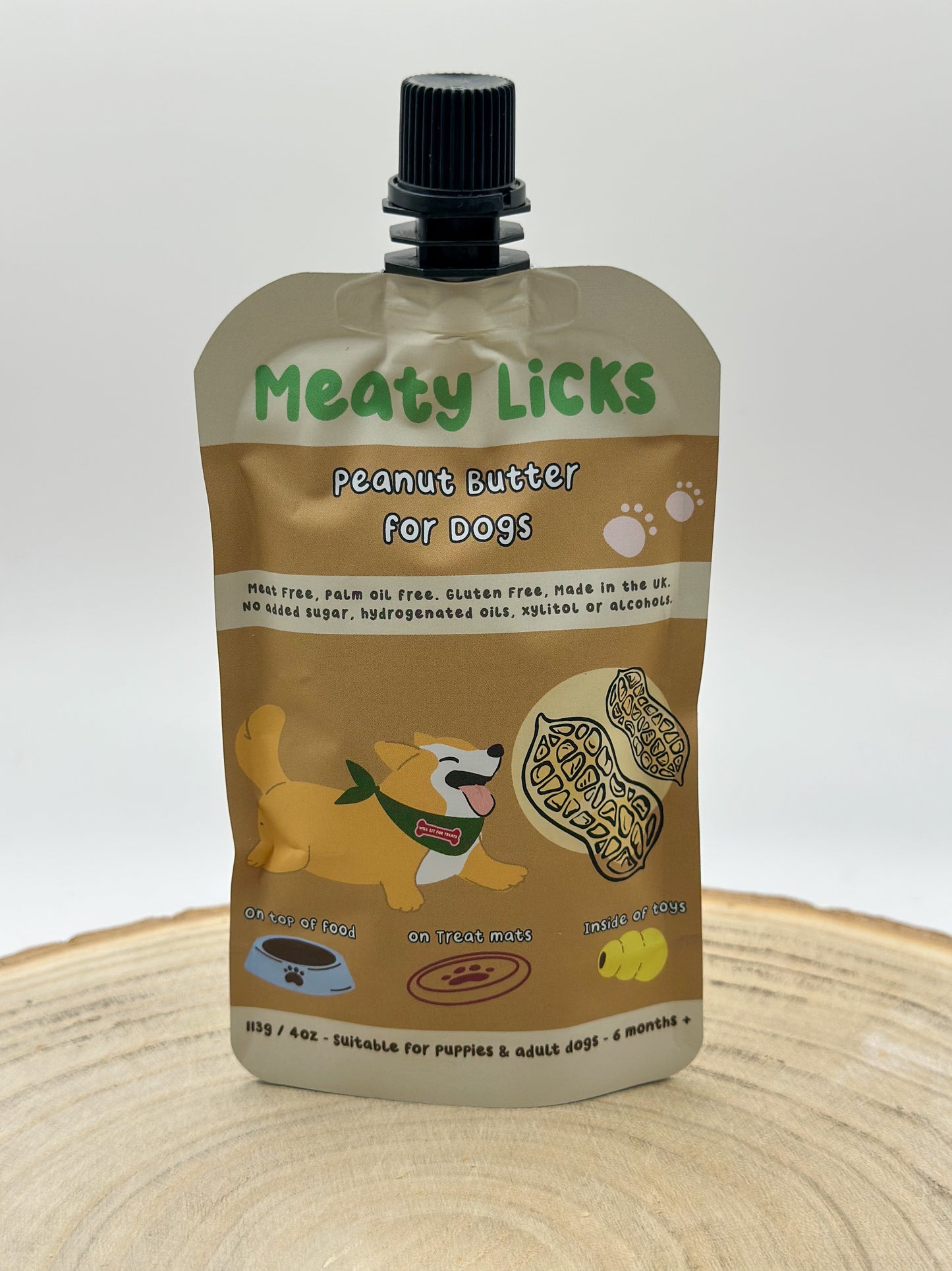 Meaty Licks Peanut butter