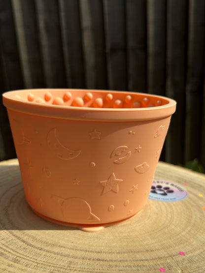Cosmic Lick Bowl - Peach