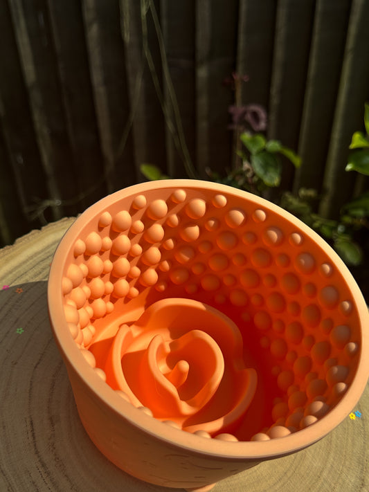 Peach Space Enrichment Pot