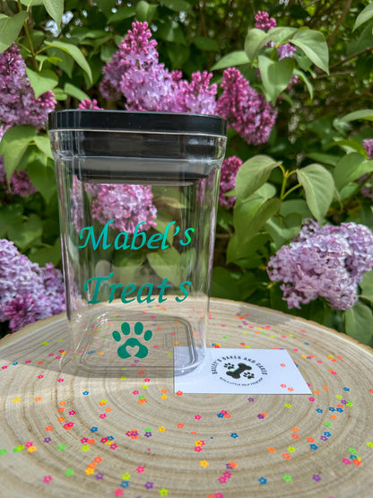 Personalised Fridge-Safe Treat Container